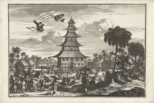 Der Morentempel binnen de stadt Iapare