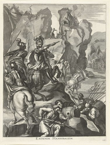 Hannibal steekt de Alpen over; intocht van Ferdinand te Gent in 1635