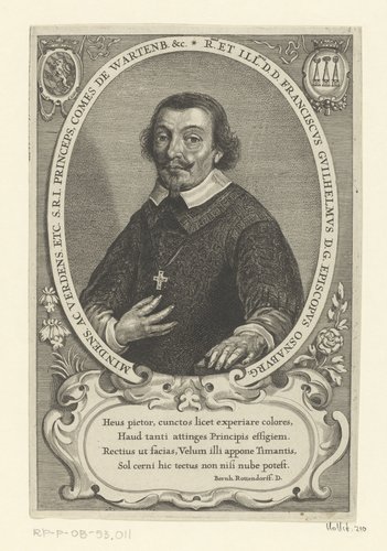 Portret van Franz Wilhelm von Wartenberg