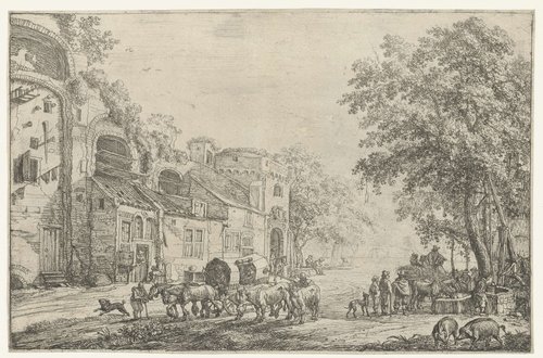 Toegangsweg van een stad