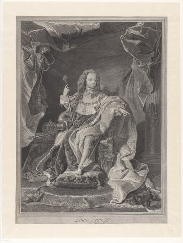 Portret van Lodewijk XV van Frankrijk