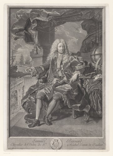 Portret van Samuel Bernard