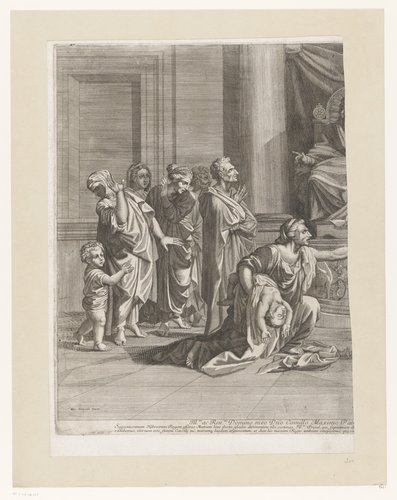 Oordeel van Salomon (linkerdeel)