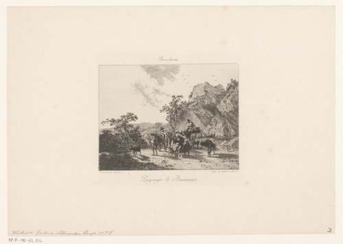 Landschap met herders en een kudde