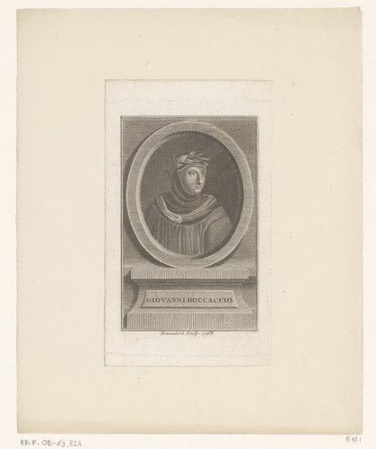 Portret van Giovanni Boccaccio