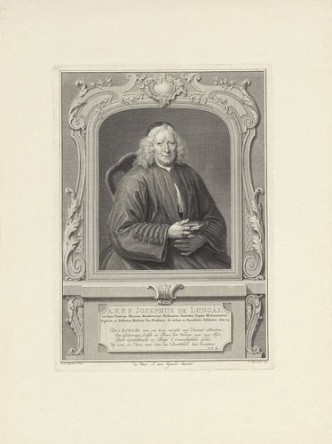 Portret van Josephus de Longas by Pieter Tanjé