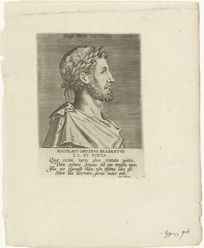 Portret van Nicolaas Grudius