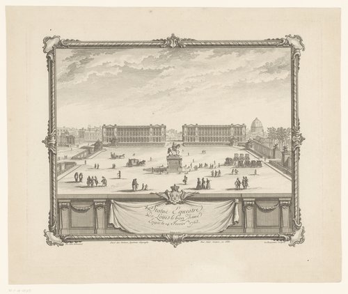 Statuë Equestre De Loüis le bien Aimé Erigée le 14 Fevrier 1763