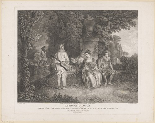 Oeuvre van Antoine Watteau by Jean Moyreau