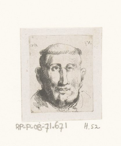 Kop van een monnik