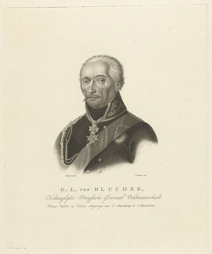 Portret van Gebhard Leberecht von Blücher