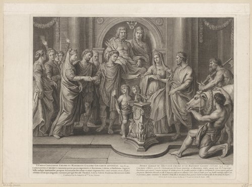 Dubbelhuwelijk van Constance Chlore en Maximien Galere