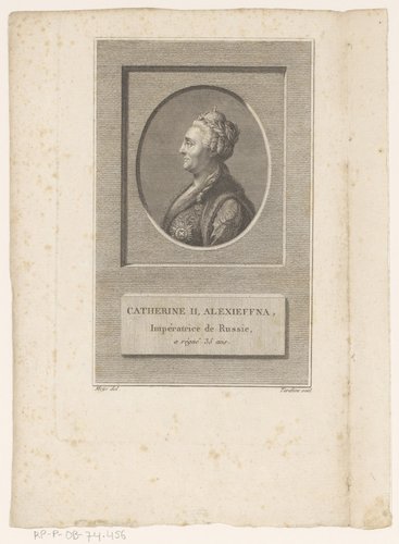 Portret van tsarina Catharina de Grote