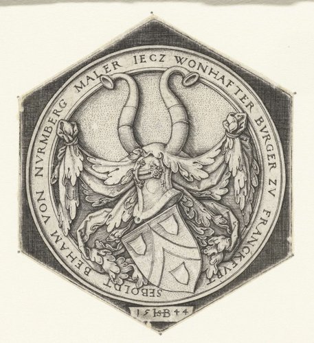 Familiewapen van Hans Sebald Beham by Hans Sebald Beham