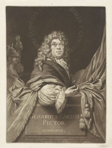 Zelfportret van Gerard de Lairesse by Pieter Schenk (I)