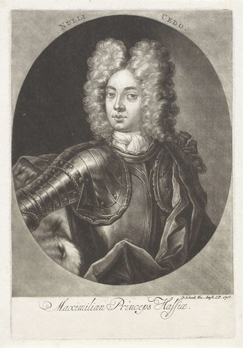 Portret van Maximiliaan van Hessen-Kassel