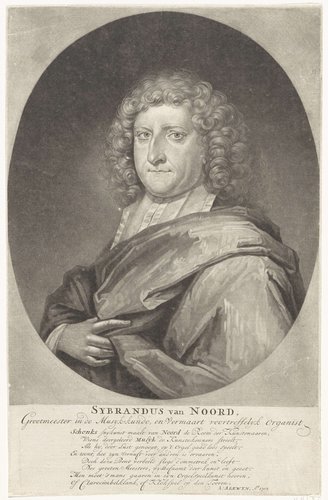 Portret van Sybrand van Noord by Pieter Schenk (I)