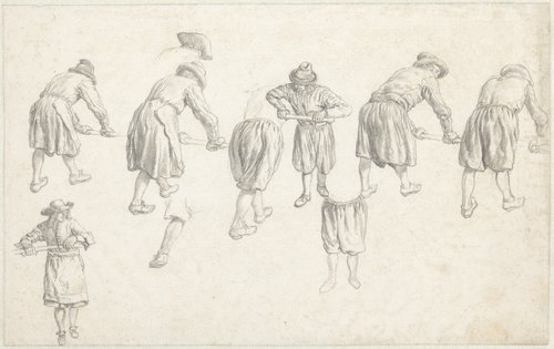Figure Studies of Hosemen