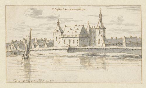View of the Kasteel van Ravenstein, Noord-Brabant