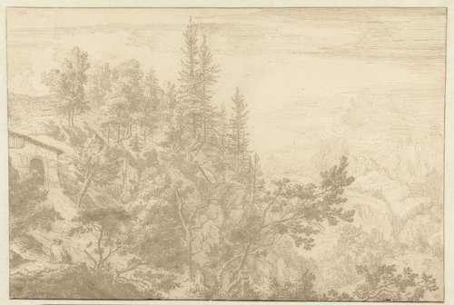 Mountain Landscape with a View of the Loibl Pass