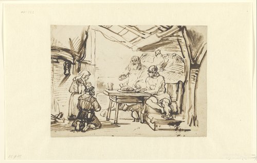 Jupiter en Mercurius bij Philemon en Baucis