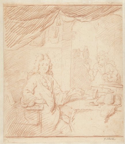 Kunstboek of Studiealbum van Caspar Netscher