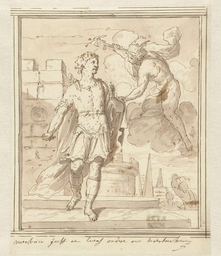 Mercurius beveelt Aeneas te vertrekken