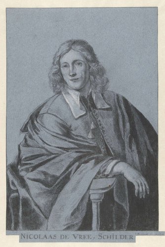 Portret van de schilder Nicolaes de Vree