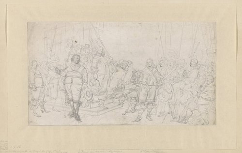 Schutters van de compagnie van kapitein Joan Huydecoper en luitenant Frans van Waveren, 1648