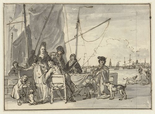 Gezelschap aan tafel