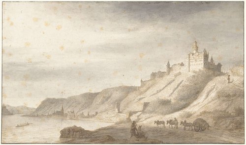 Slot Rheinfels bij St. Goar aan de Rijn