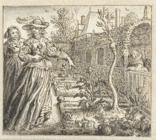 Women in a Garden