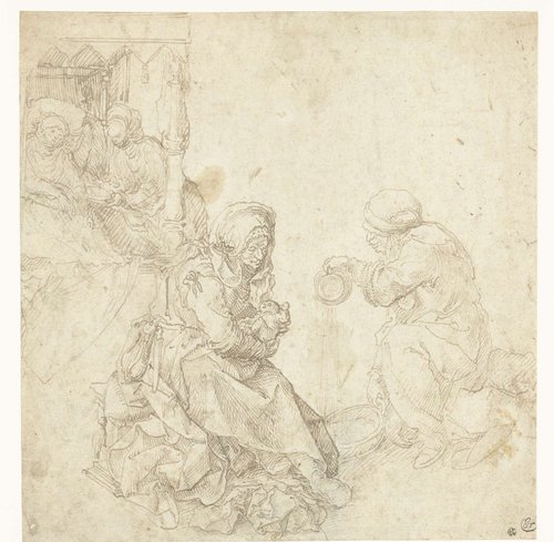 Birth of the Virgin by anonymous