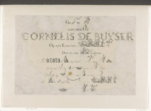 Rebus opgedragen aan Cornelis de Buyser