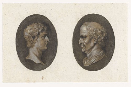 Antieke camee met portretkop by Peter Paul Rubens