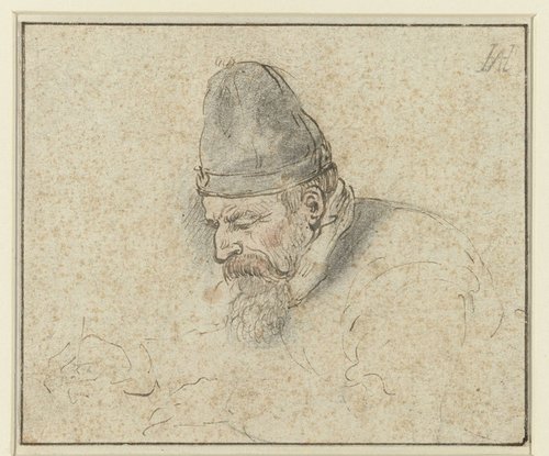 (Zelf)portret van Hendrick Avercamp