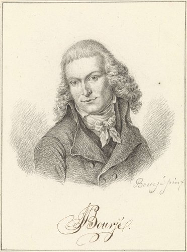 Portret van Johan Pieter Bourjé