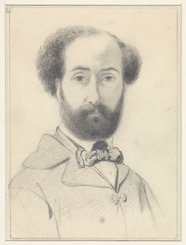 Zelfportret van Moritz Calisch