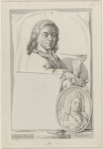Portretten van Hendrik Soukens en Roukens