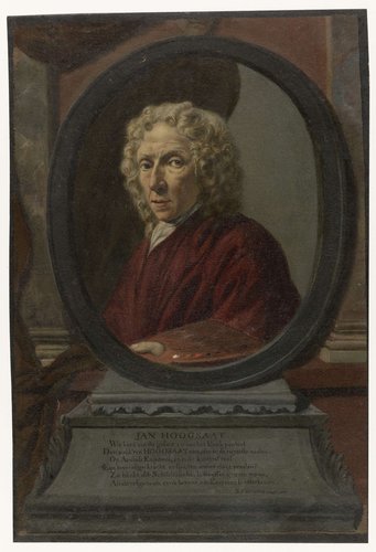 Zelfportret van Jan Hoogsaat