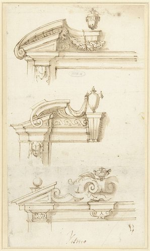Drie ontwerpen voor deuromlijstingen