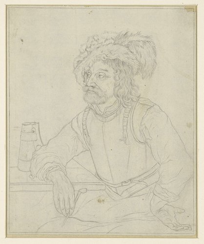 Krijgsman aan tafel