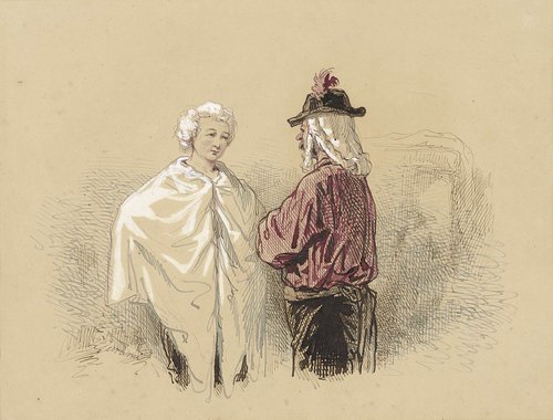 Twee mannen in gesprek