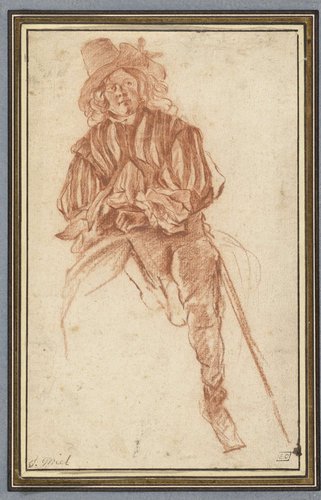 Te paard zittende jonge ruiter