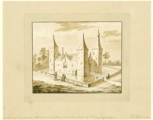 Kasteel 't Kind van Trente bij Kruiningen