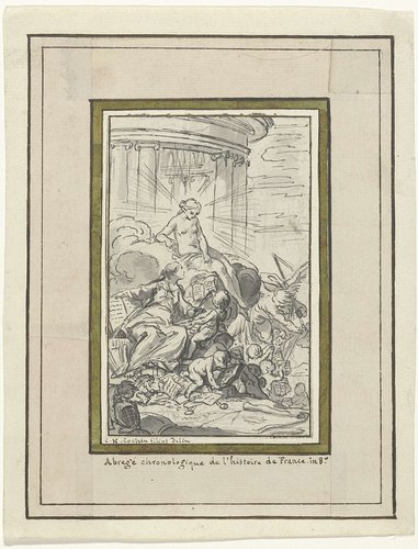 Allegory of History Studying Truth