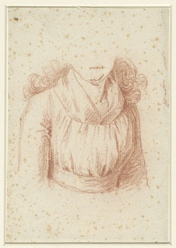Kostuumstudie voor een portret van Madame Molet by anonymous