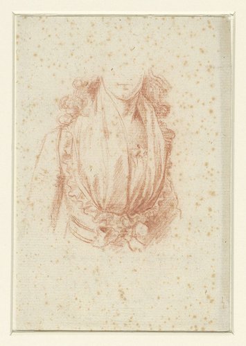 Kostuumstudie voor een portret van Madame Moreau by anonymous