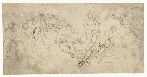 Apollo, de Muzen en Mercurius