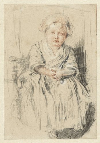 Child Seated in a Chair